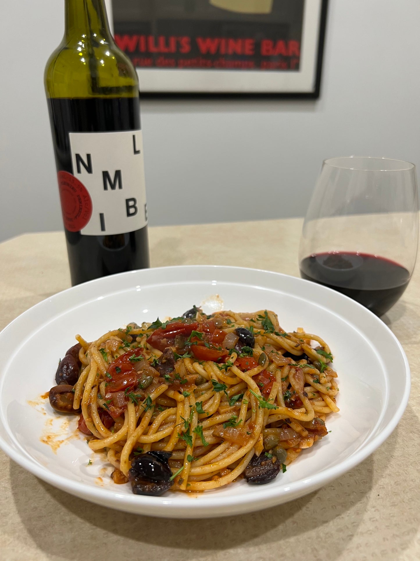 Nimble Nero & Spaghetti Puttanesca
