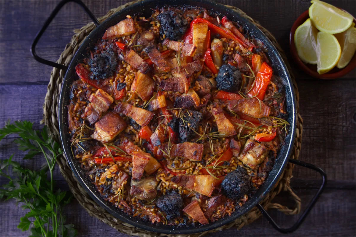 Ola!  Let's take a trip to Spain with Nimble Tempranillo and Arroz al Horno